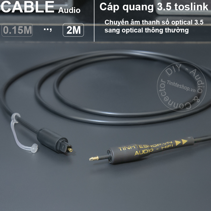 3.5mm Digital Optical Audio Cable Fiber Mini Toslink to Toslink Optic Cable 1 meters/1.5 meters