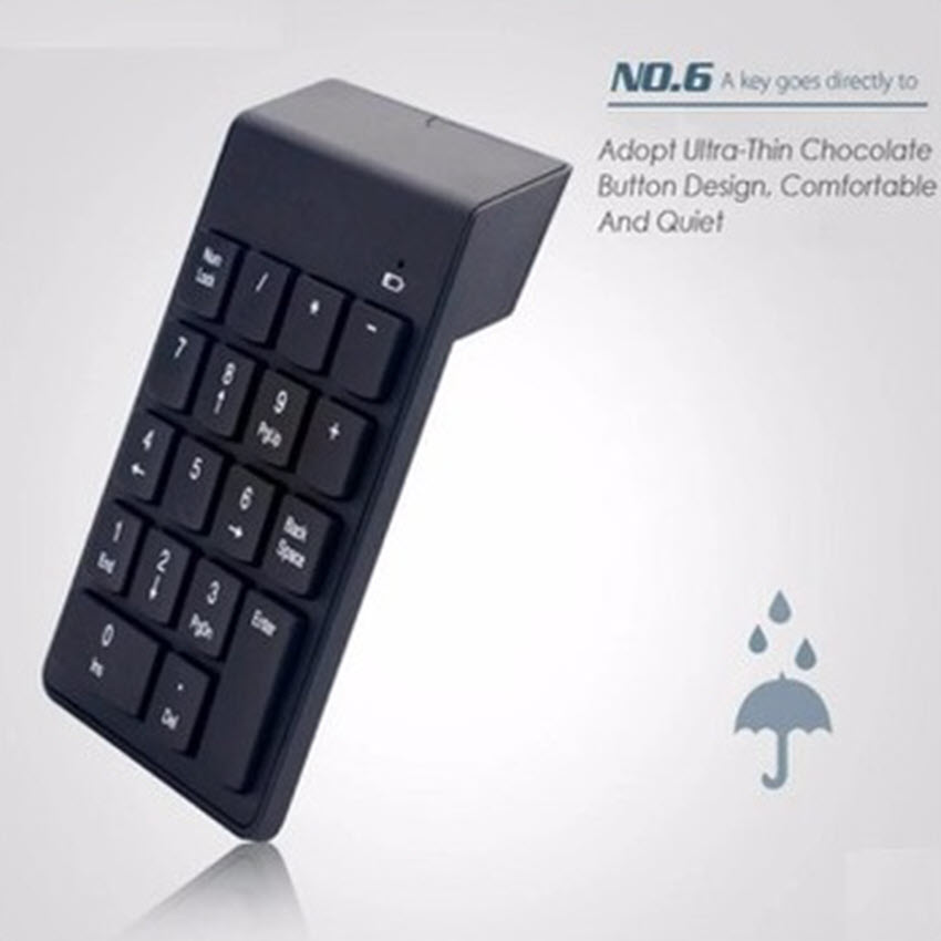 Bàn phím số không dây cho laptop Mini Number Keyboard