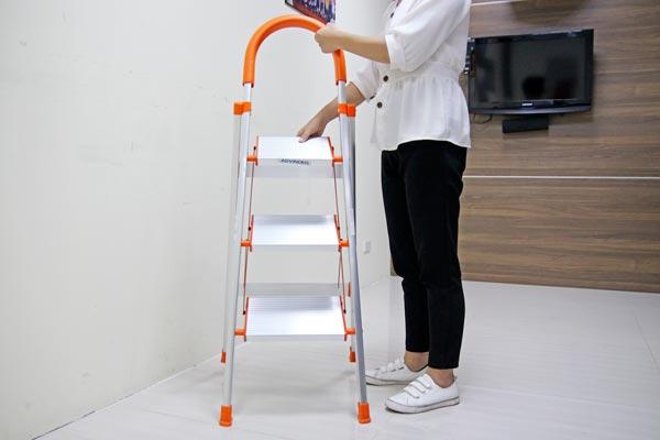 HCMThang nhôm ghế bản to 3 bậc ADVINDEQ ADS-703