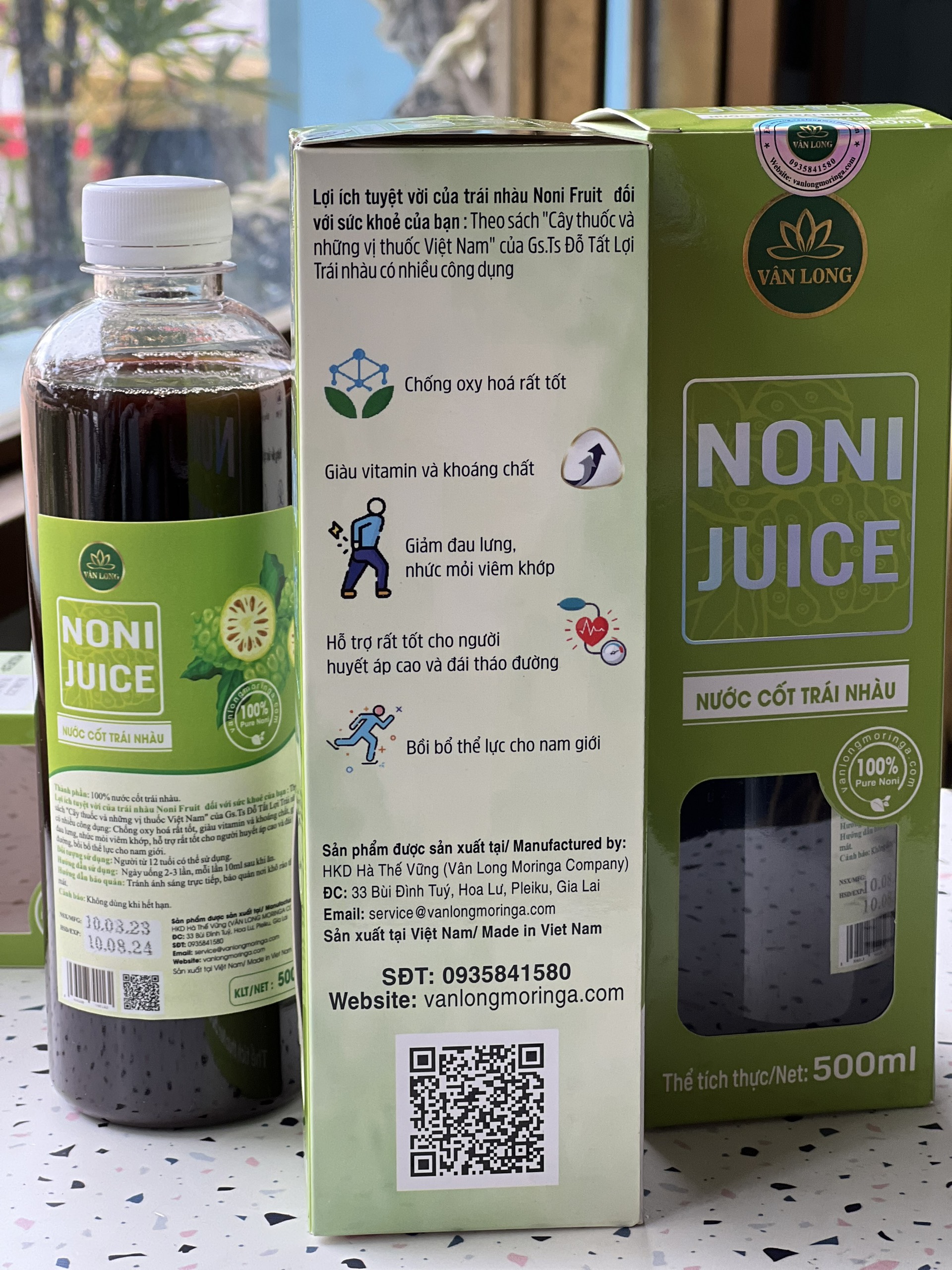 Nước cốt trái nhàu 500ml