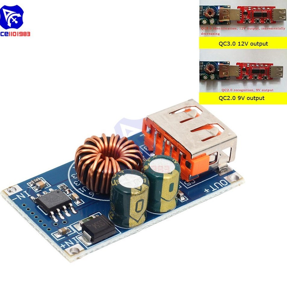 Mạch hạ áp hỗ trợ sạc nhanh QC 3.0