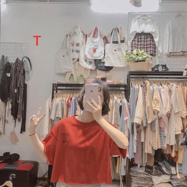 Áo croptop Snoopy ngắn tay DTR0220