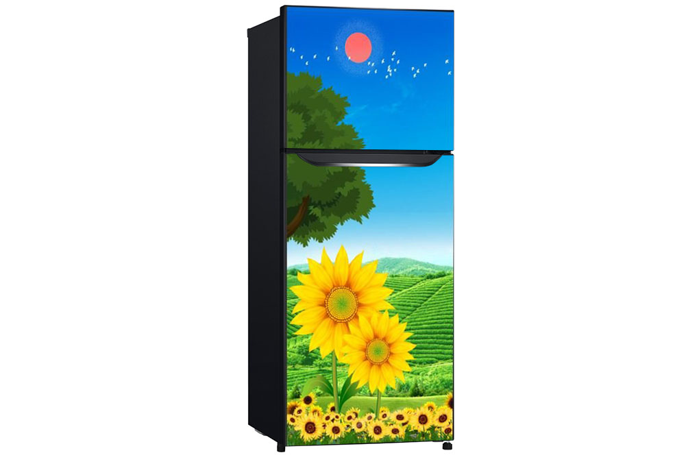 [HCM]Decal trang trí tủ lạnh mẫu Hoa Mặt Trời số 1