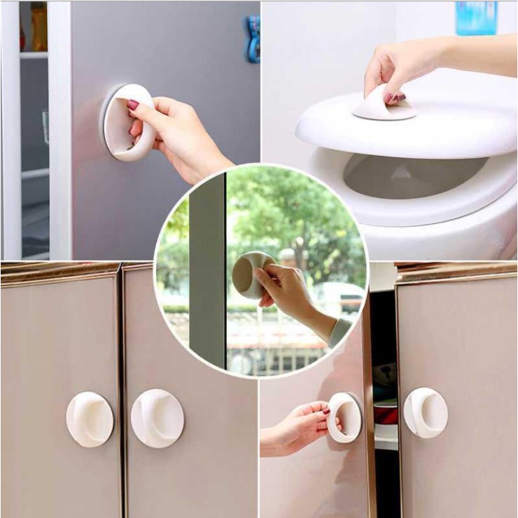 Tay nắm cửa đa năng kèm miếng dán