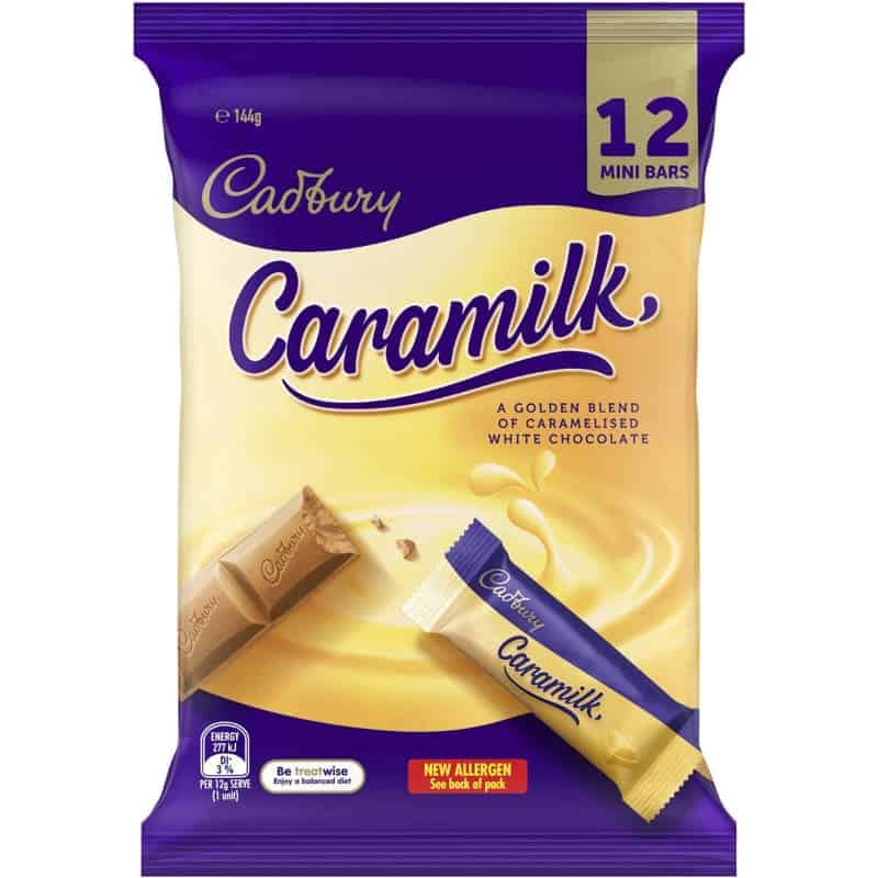 TÚI 5 - 12 THANH SOCOLA Cadbury Caramilk / Twirl Bites / Moro Sharepack / Crunchie Bites / Crunchie ALL BLACKS
