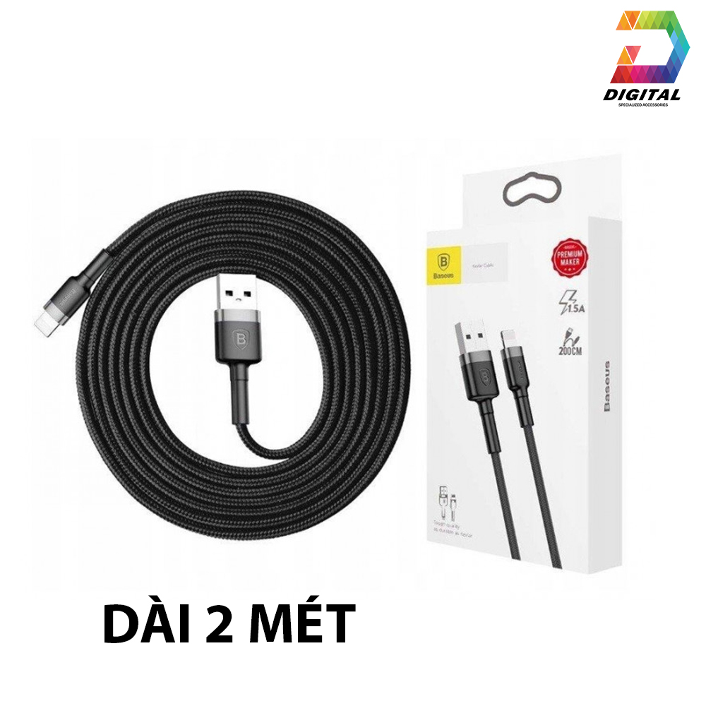 Cáp Sạc Nhanh Dài 2 Mét Baseus Cafule Cổng Micro USB Chính Hãng