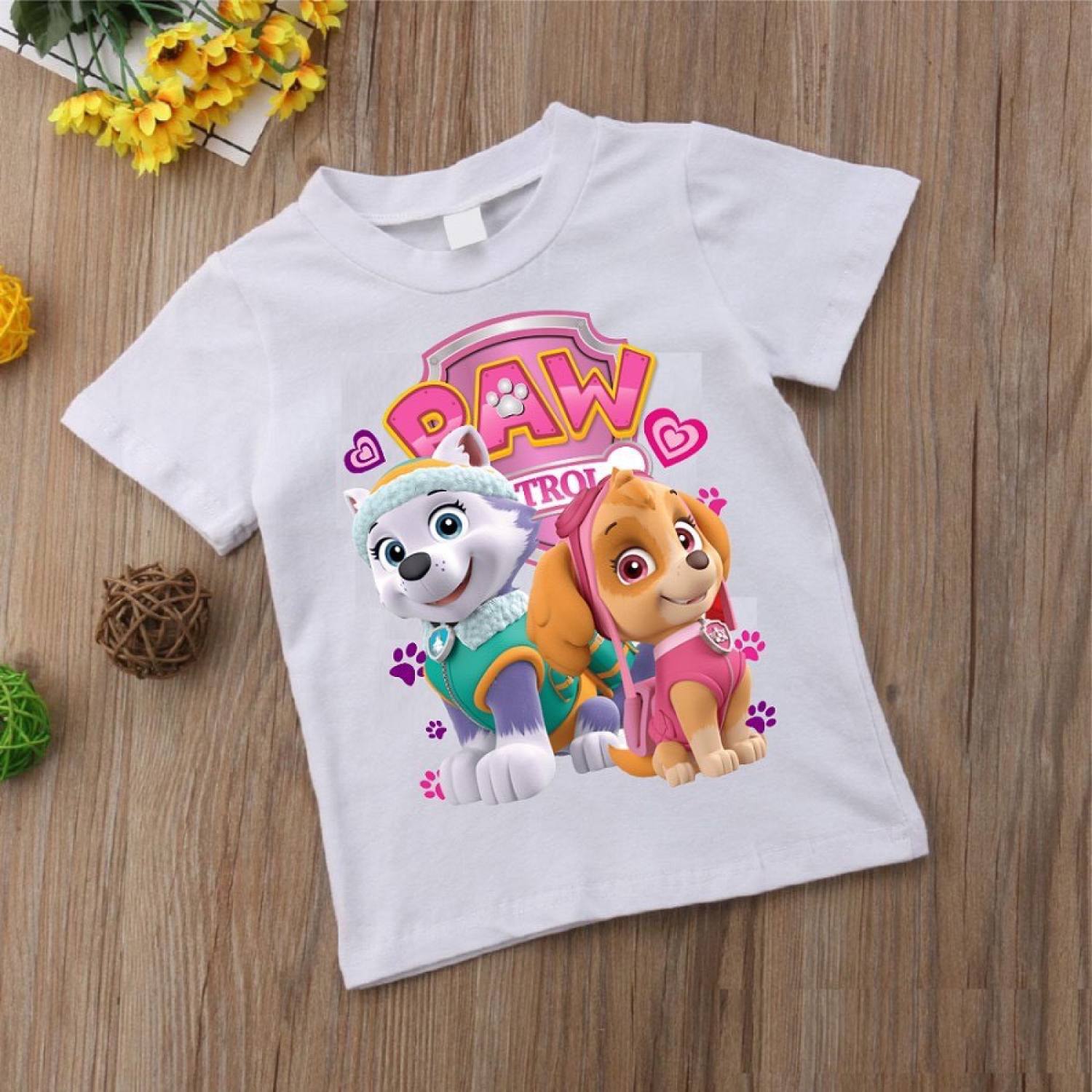 (VIDEO) Áo thun đội chó cứu hộ trẻ em | Áo Paw Patrol cho bé trai bé gái đẹp PA13 ( HÌNH THẬT)