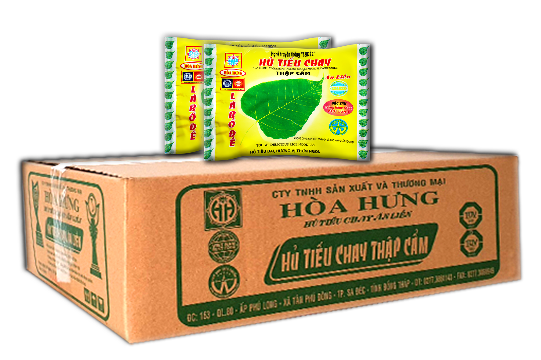 [Đặc sản Sa Đéc] HỦ TIẾU CHAY THẬP CẨM HOÀ HƯNG (Thùng 30 GÓI)