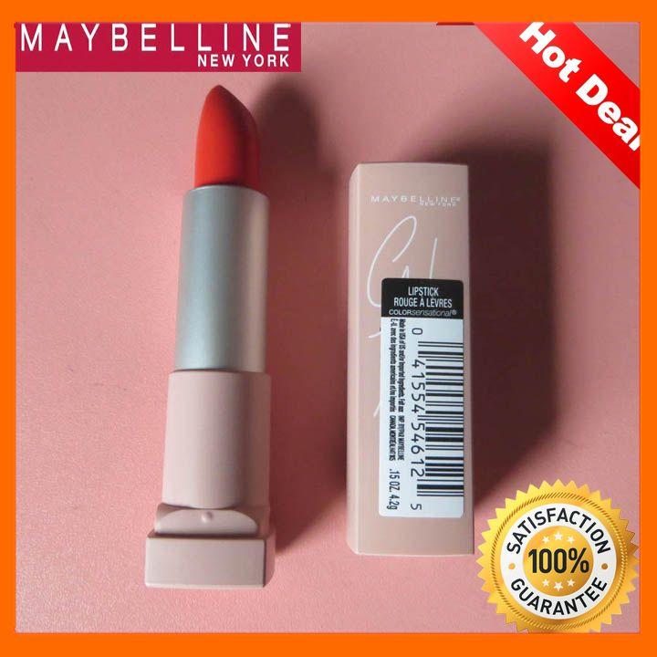 SON LÌ MẦU ĐỎ CAM GIGI HADID MATTE LIPSTICK MAYBELINE