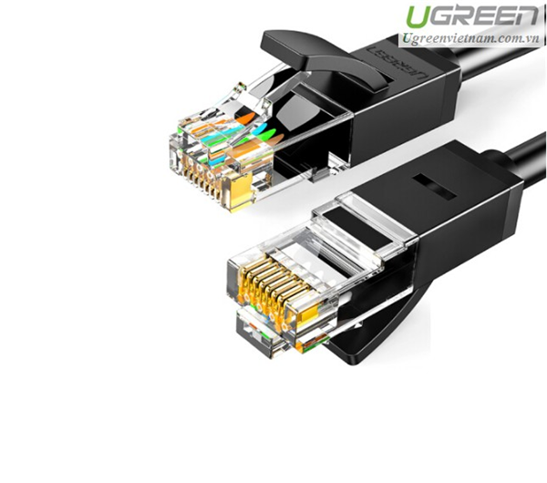 Cáp mạng đúc sẵn Cat6 tròn dài 20m  Ugreen 20166 cao cấp