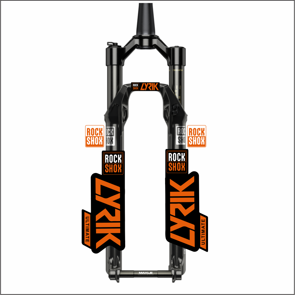 Tem decal dán phuộc xe đạp Rockshox LYRIK ULTIMATE 2021
