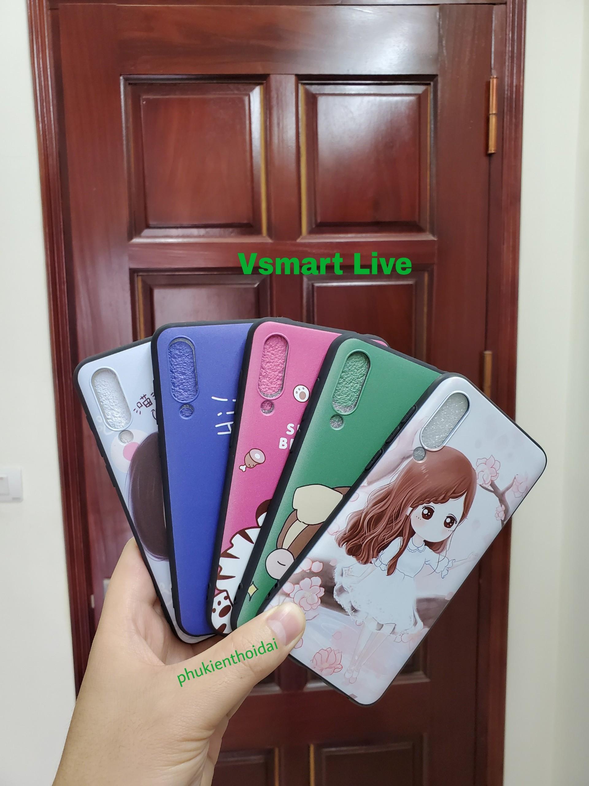 Ốp lưng Vsmart Live dẻo TPU in 3D cao cấp chất đẹp