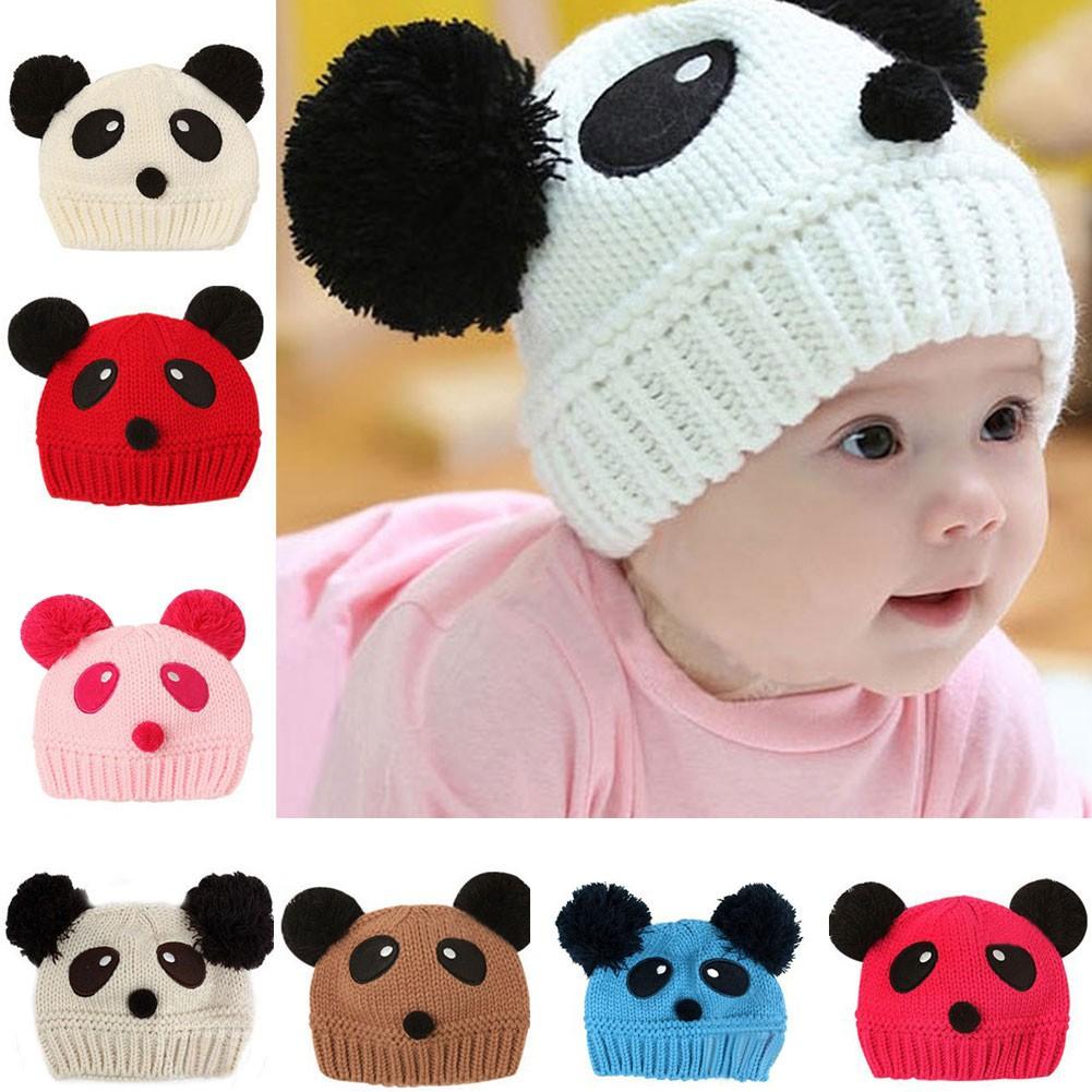 [HCM]Nón len gấu Panda cho bé (Hồng)