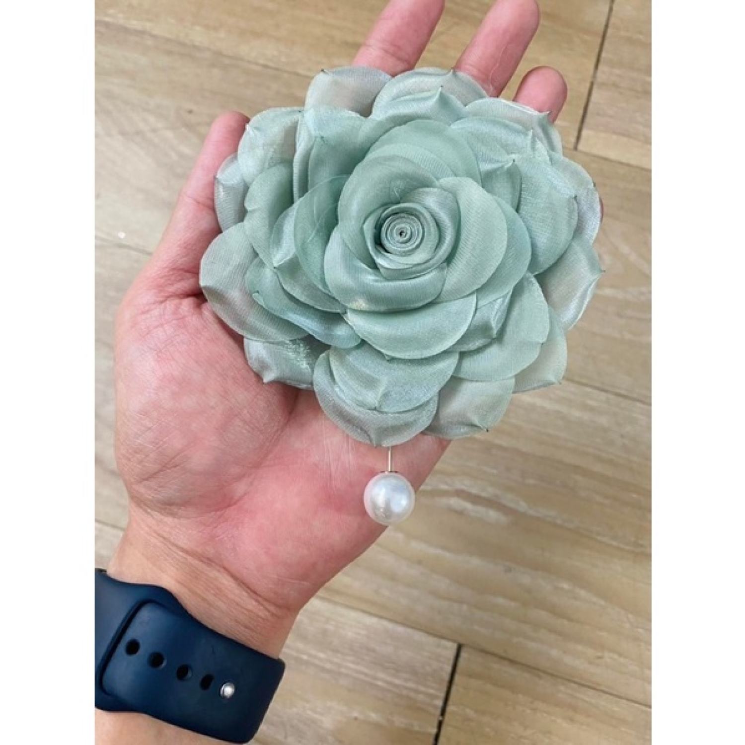 Hoa cài áo lụa cao cấp [Hoacaiaodep.com - Hann Handmade]