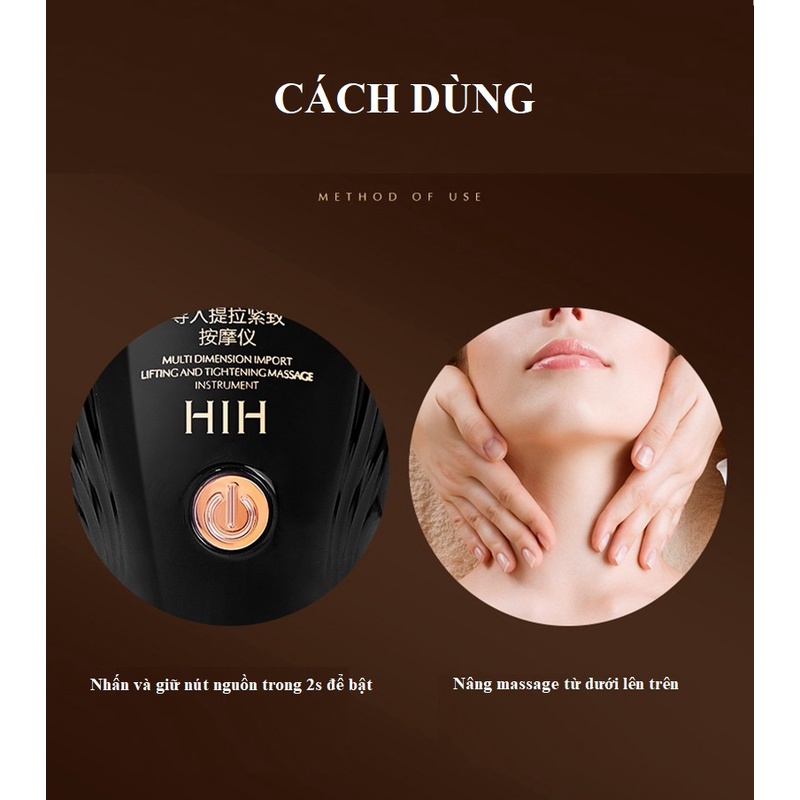 Máy massage mặt, massage nâng cơ mặt HIH làm săn chắc da BHTT49