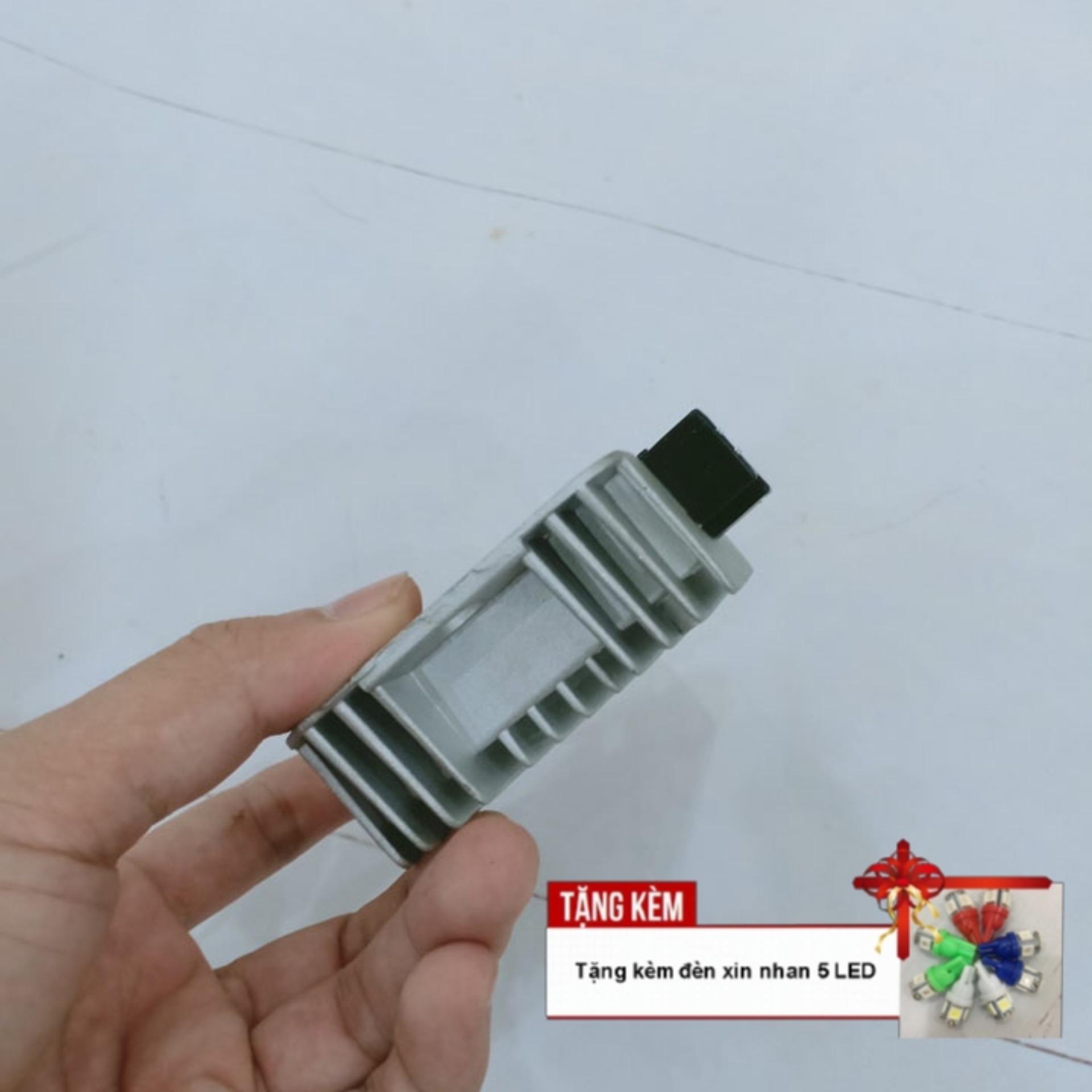 [SIÊU XỊN - TẶNG BẠN ĐÈN XI NHAN 5 LED] Sạc độ shilan cho ắc qui xe máy có giắc cắm dành cho tất cả các dòng xe A362