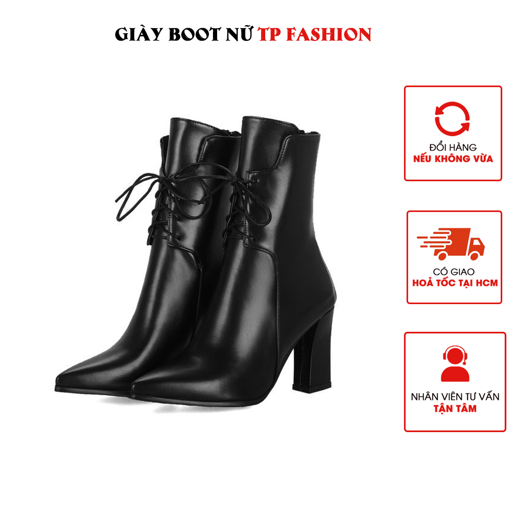 Boot ngang bắp chân mũi nhọn THỜI THƯỢNG GBN4901