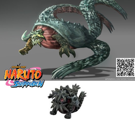 [HCM]1524 Mô hình Naruto C Sanbi-Isobu ( Tam Vĩ Khổng Quy ) Chibi