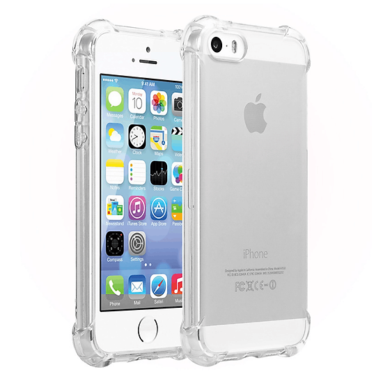 Ốp Lưng iPhone 5/5S/5SE Trong Suốt Silicon Chống Sốc