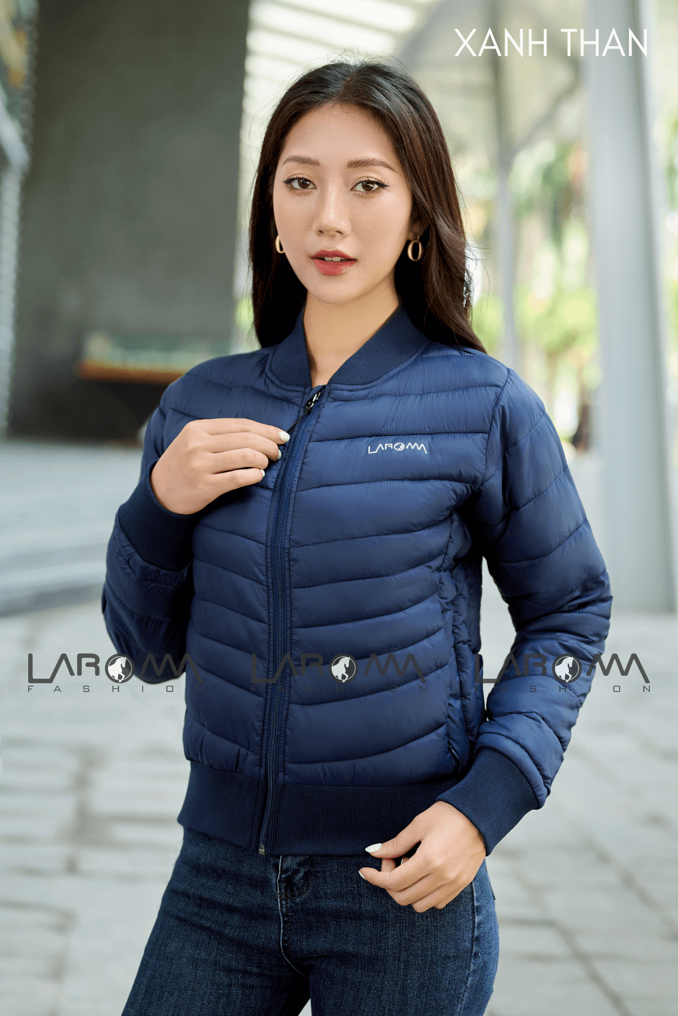 Áo phao nữ Bomber Laroma