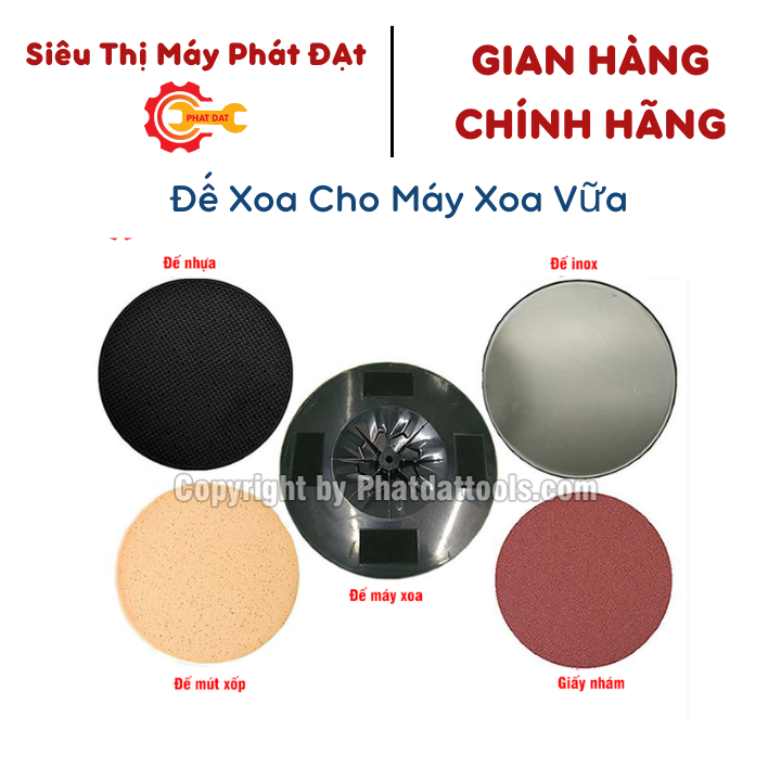 Đế xoa cho máy xoa vữa trát tường - Phụ kiện máy xoa vữa
