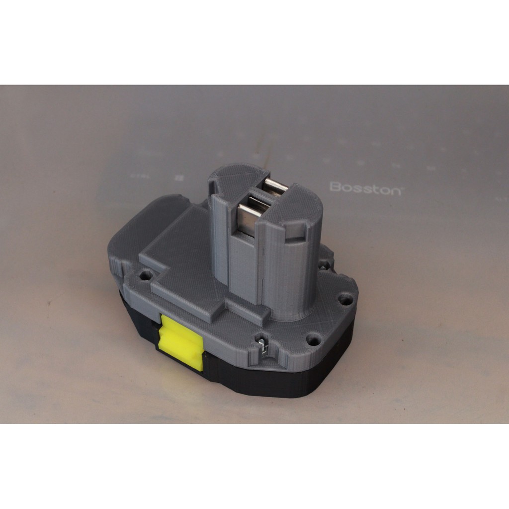 Đế Chuyển Pin Makita Trượt Sang Pin Makita Chọt - Ngàm Đế Chuyển Chân Pin Makita 40MM Trượt Sang Cho Máy Makita Chọt