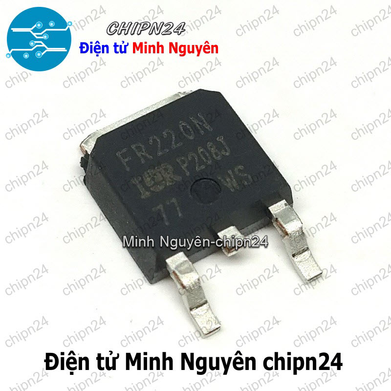[2 con] (SOP) Mosfet Dán FR220 TO-252 5A 200V Kênh N (SMD) (IRFR220NTRPBF FR220N IRFR FR 220) - HH006231