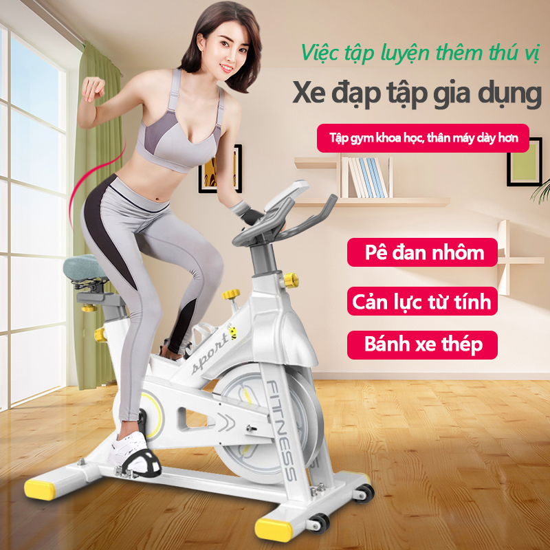 Xe đạp tập đa năng xe đạp tập gym tại nhà đa năng cản lực từ tính chống mài mòn bàn đạp nhôm bánh xe thép dụng cụ tập gym đa năng Our shopping home