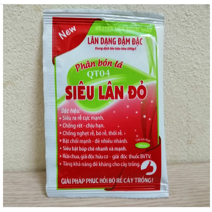 2 gói siêu lân đỏ