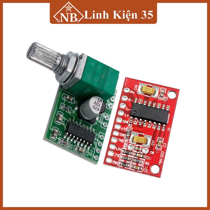 Mạch khuếch đại âm thanh PAM8403 2X3W 5V (tuỳ chọn có Volume/không Volume)