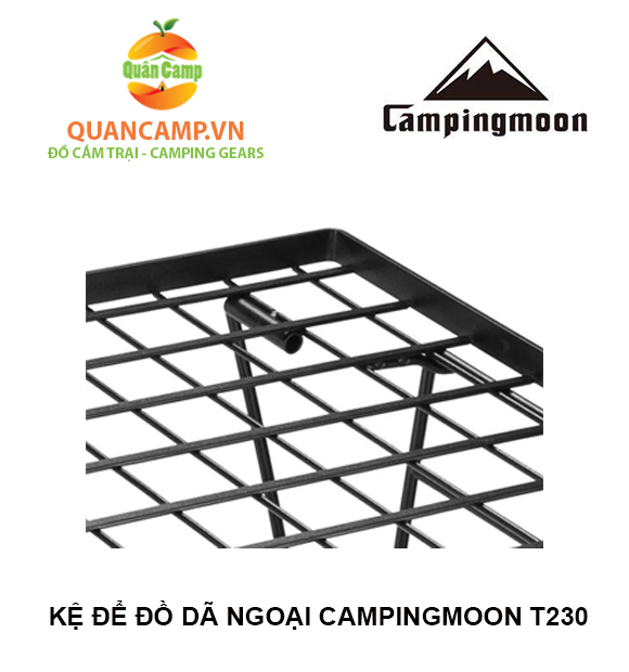 [HCM]Kệ để đồ dã ngoại Campingmoon T230-1T (kệ đơn)