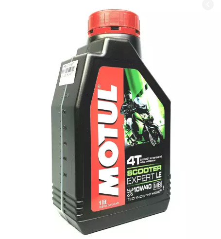 Combo motul 4t scooter expert le 10w40 1l + motul scooter gear 80w90