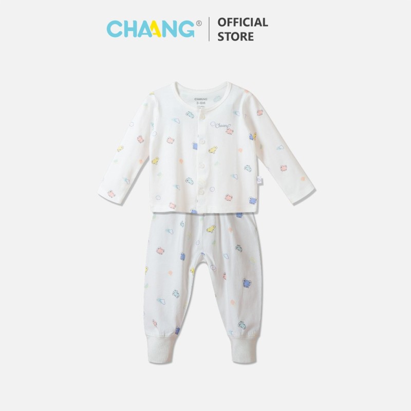 Nơi bán Bộ Quần Áo Dài Cúc Giữa Cho Bé Lake Trắng Chaang