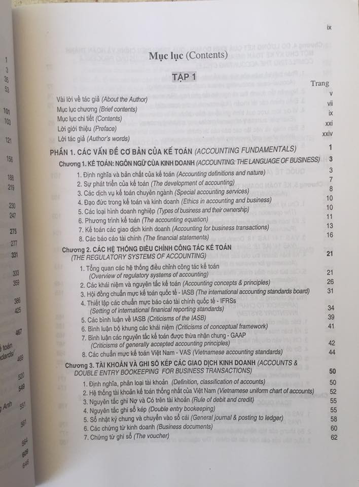 Kế toán và tài chính (tập 1&2)