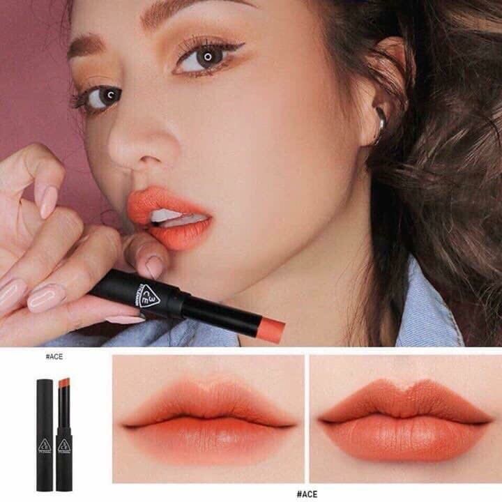 [HCM]Son Thỏi Lì Mịn 3CE Slim Velvet Lip Hàn Quốc