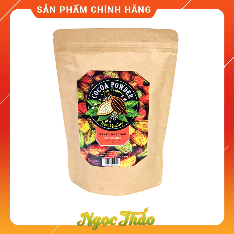 Gói bột cacao nguyên chất Ngọc Thảo | 500g
