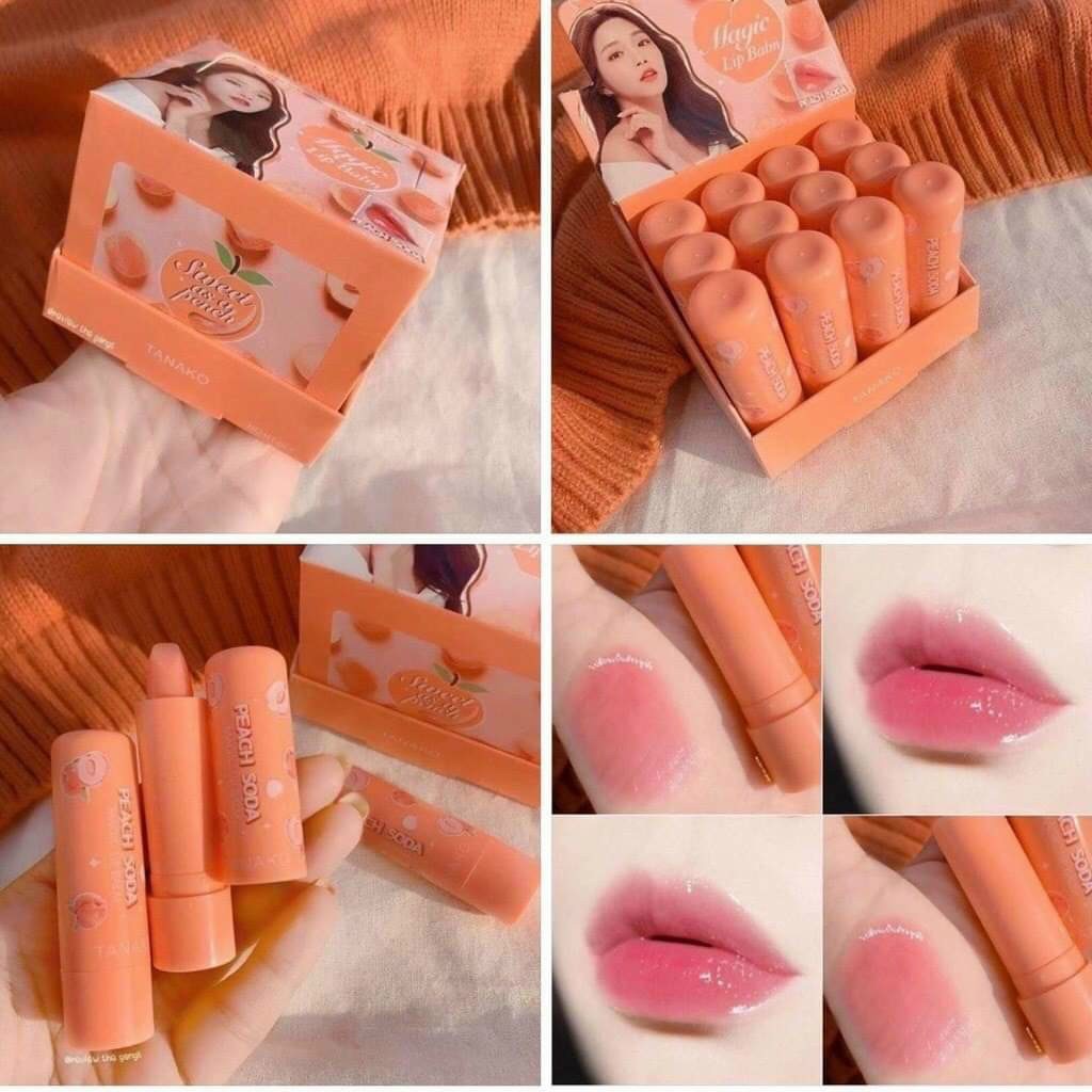 Son dưỡng môi hương đào Tanako