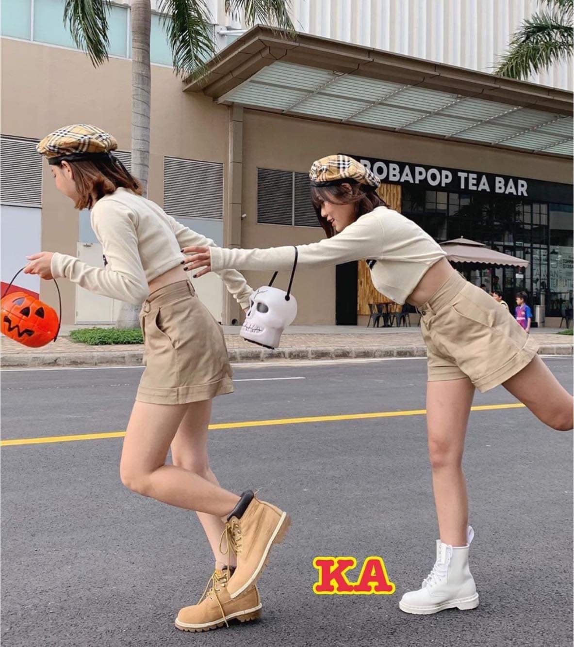 quần đùi kaki gập gấu co dãn