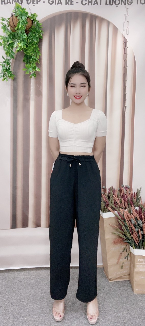 Quàn dài rộng,dáng suông thời trang cao cấp,chát đũi mặc mát dễ phối đồ _Shop Trinh trinh 20