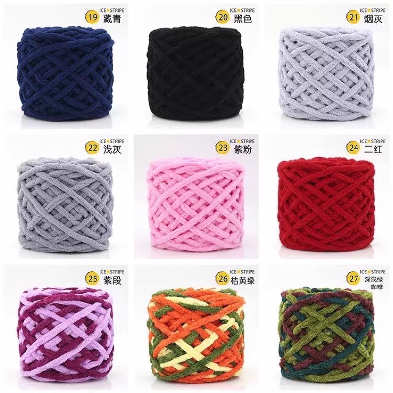Len nhung đũa bông sữa cuộn 100g sợi 6mm