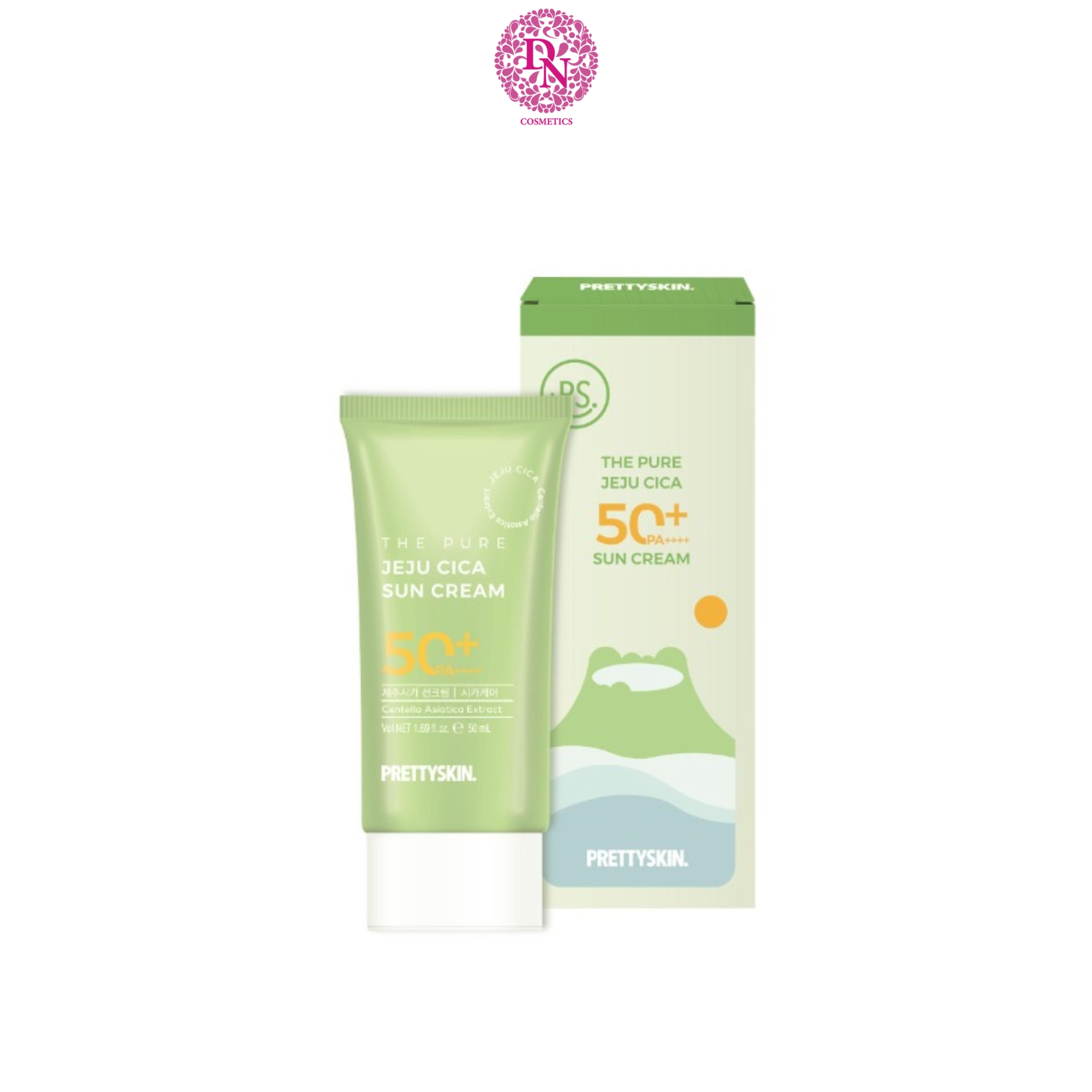 Kem chống nắng Rau Má Pretty Skin Jeju Cica Sun Cream
