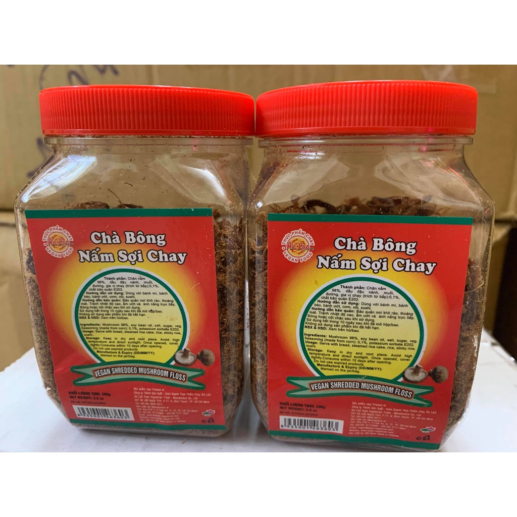 Chà bông nấm sợi chay Âu Lạc