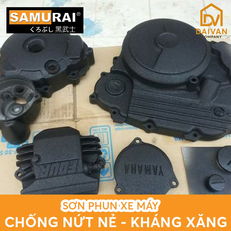 Sơn Samurai 2K07 Phủ sàn xe tải - PU màu đen sần