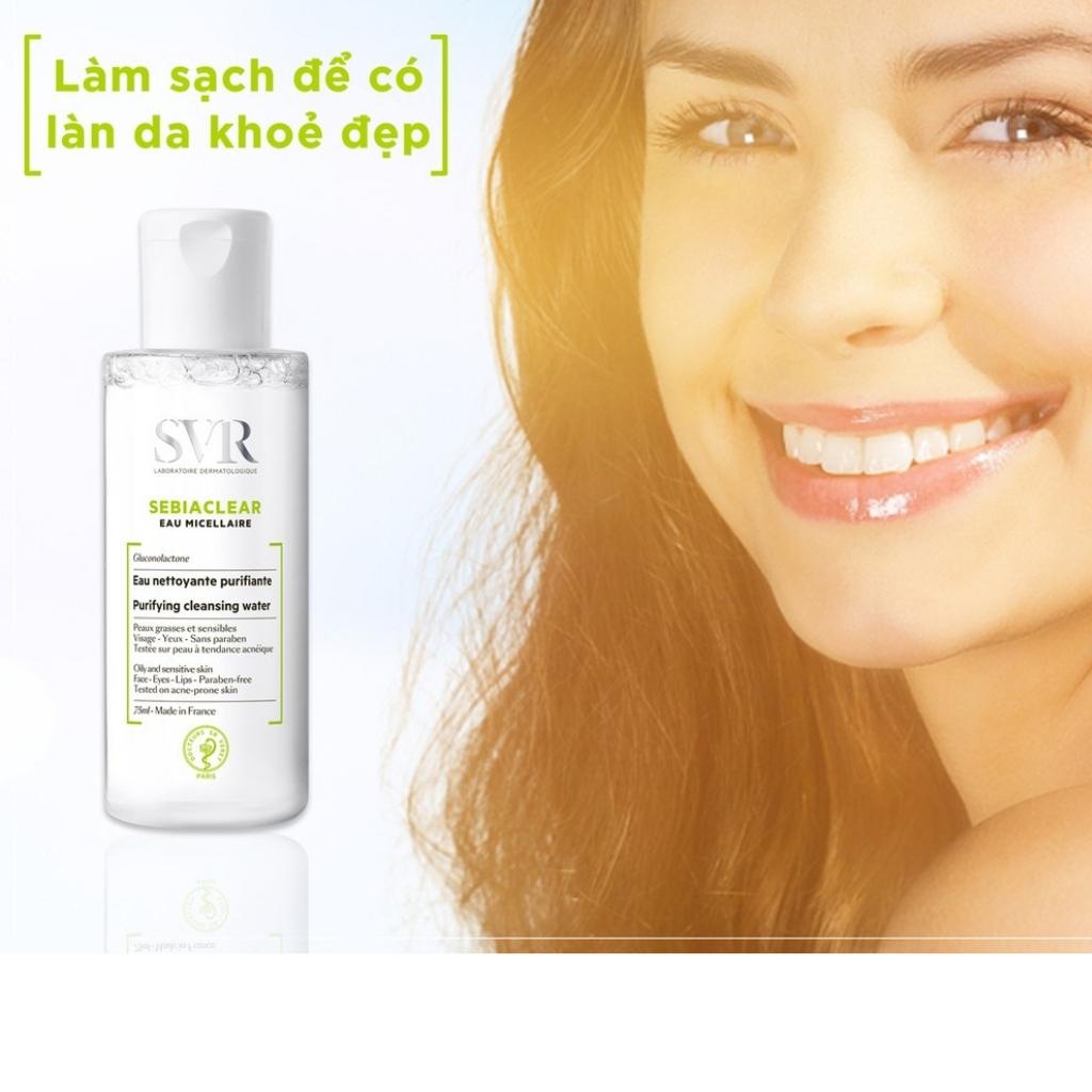 Nước Tẩy Trang Cho Da Dầu Mụn SVR Sebiaclear Eau Micellaire