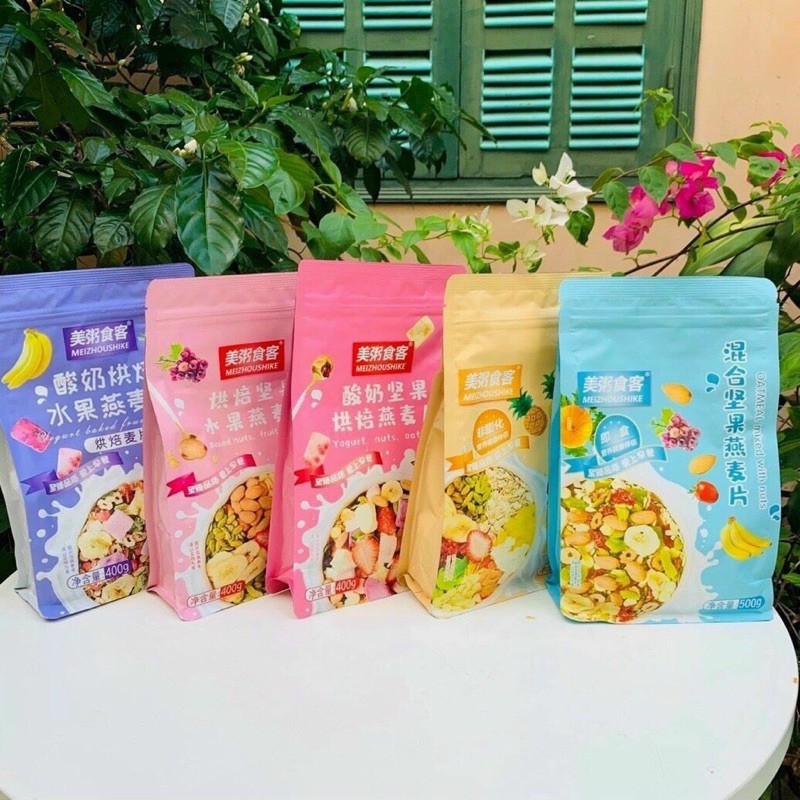 Ngũ Cốc Dinh Dưỡng Ăn Kiêng Meizhoushike (Gói Tím 400G)