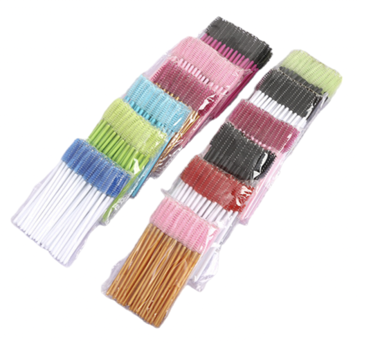 Chổi Chải Mi_Bịch 50 Cây Chổi Chải Mi Kim Tuyến_1 Túi  50 Cái Chổi Chải Lông Mi Lông Mày_Dụng Cụ Nối Mi_Phụ Liệu MI HÀ