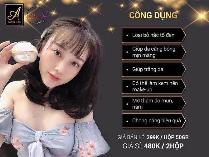KEM FACE MỀM A COMESTIC - KEM FACE PHÁP MỀM