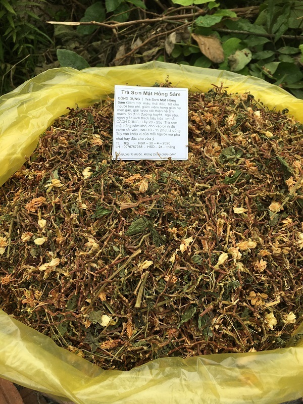 1kg Trà Sơn Mật Hồng Sâm - có tặng quà