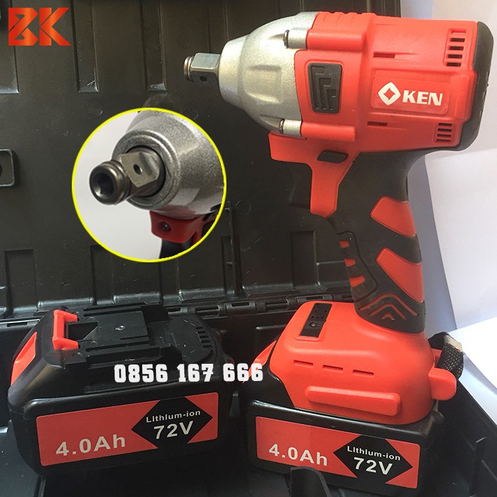 Máy Siết Bulong Không Chổi Than Ken 72V
