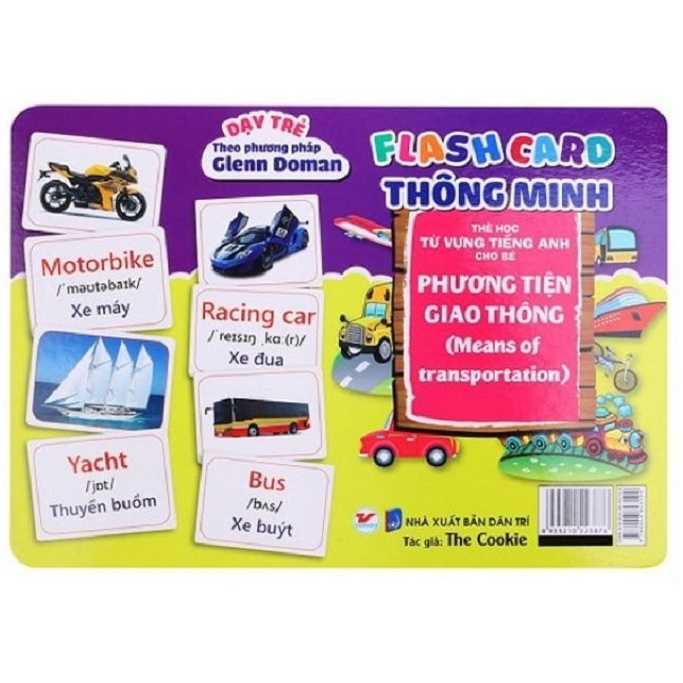 Tân việt - sách - flash card thông minh - phương tiện giao thông